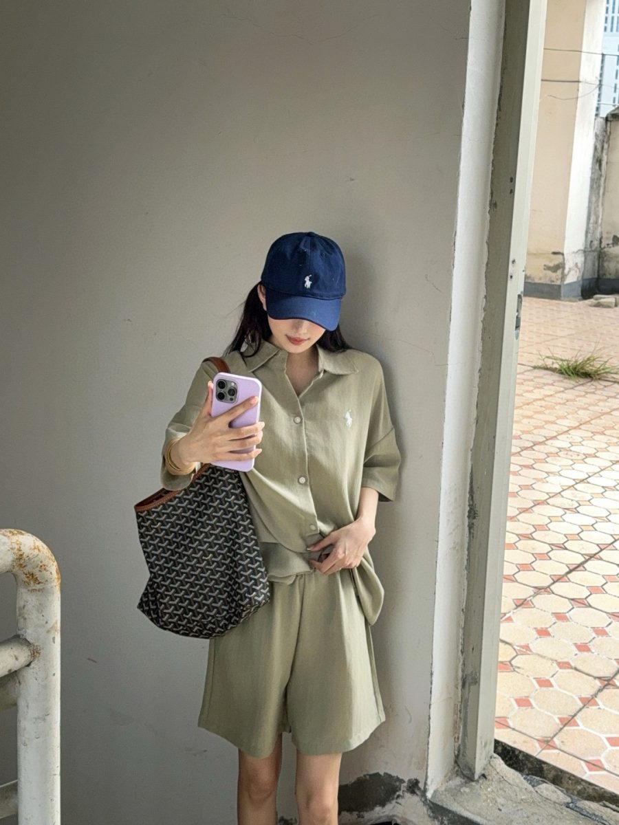 Casual set. Womens dress