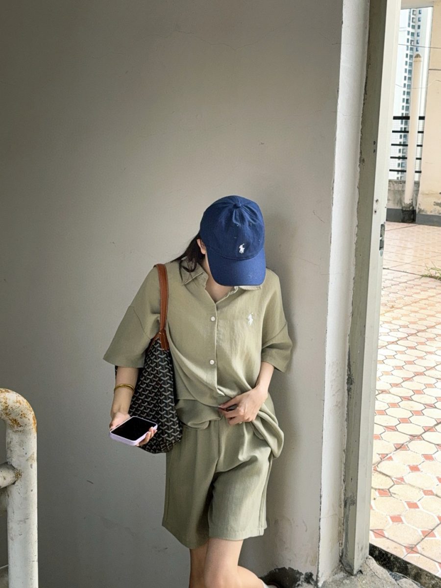 Casual set. Womens dress