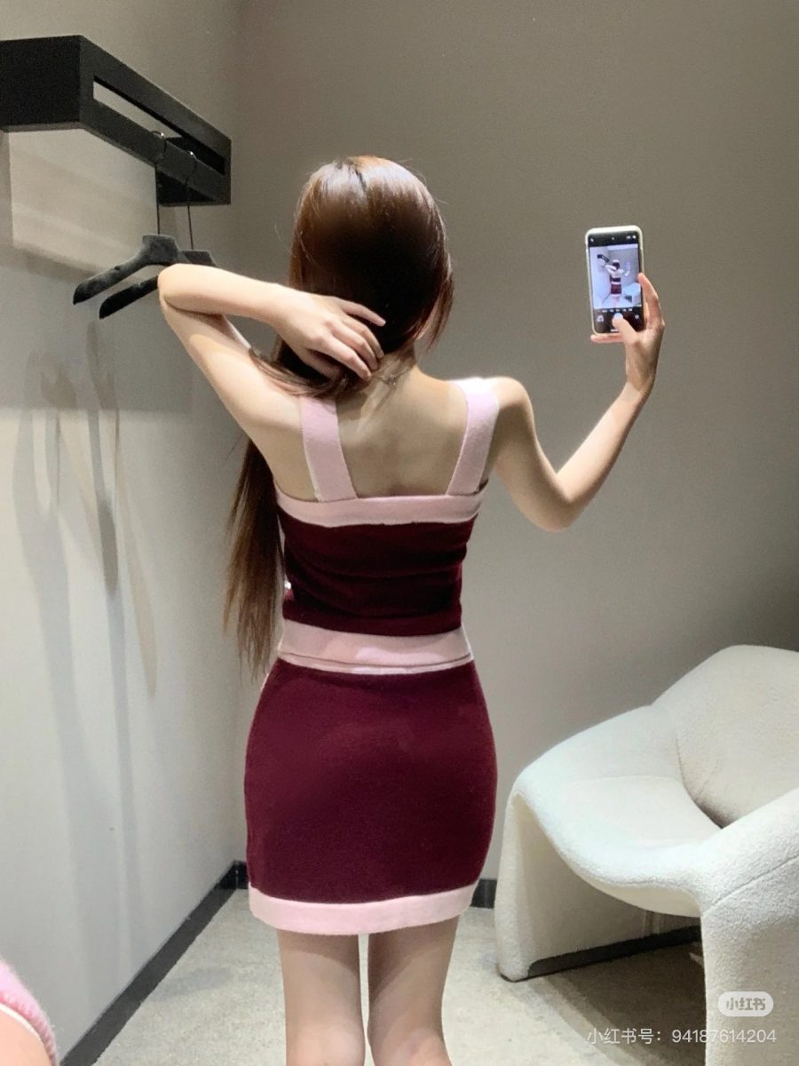 Casual set. Womens dress