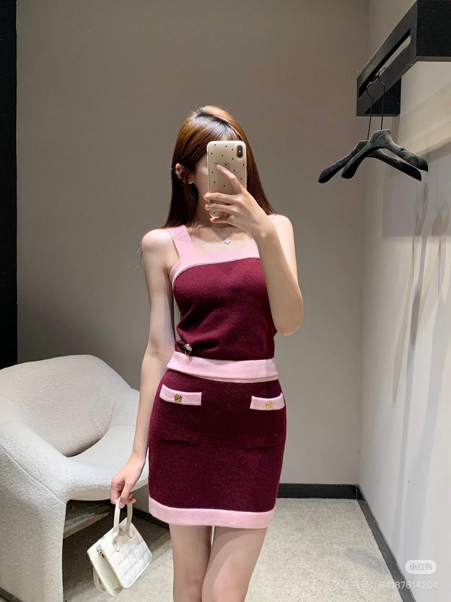 Casual set. Womens dress