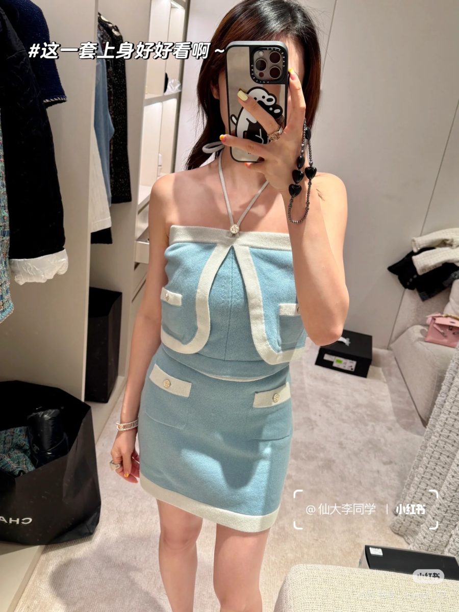 Casual set. Womens dress